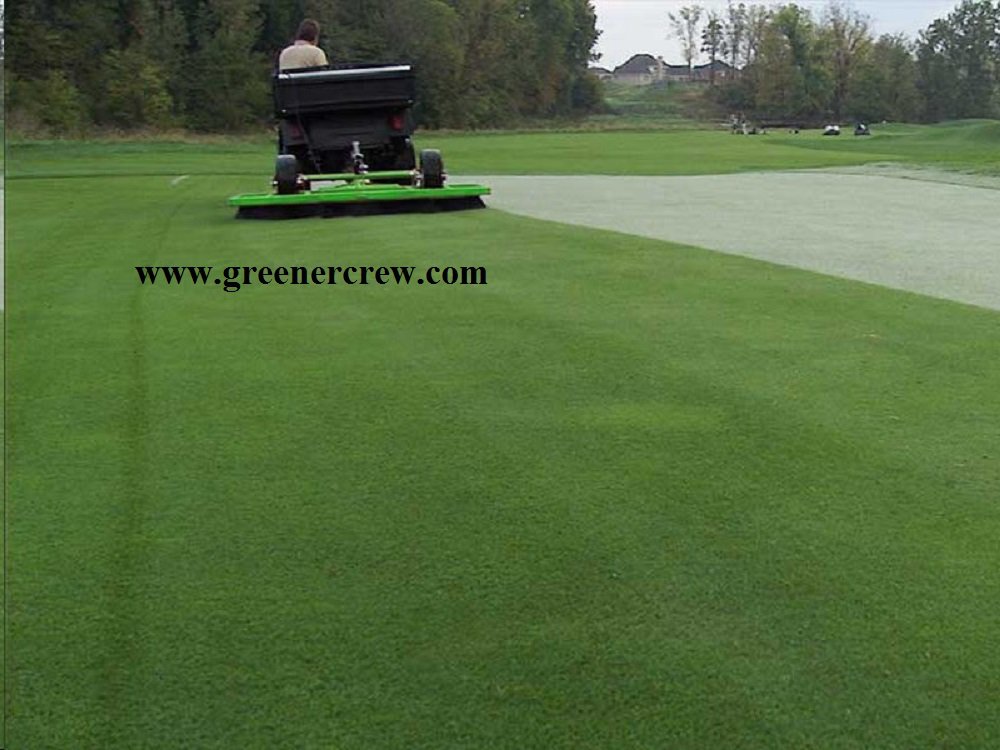 Golf Course Greens Groomer Topdressing Turf Brush
