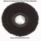 Concrete Bassine Scrub Brush 15" (Fits 17" Floor Machine)