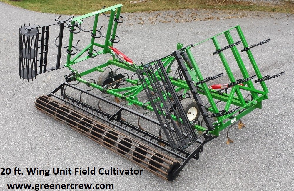 Field Cultivator 12 Ft. RollerBasket and Depth Control Wheels