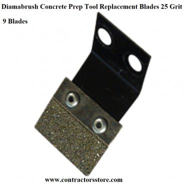 Diamabrush Concrete Prep Tool Replacement Blades (9) 25 Grit