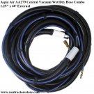 Aqua Air AA279 Central Vacuum Wet/Dry Hose Combo 1.25" x 40' External