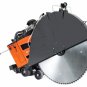 Commercial 48" Concrete Flat Saw Walk-Behind Large Deep-Cutting