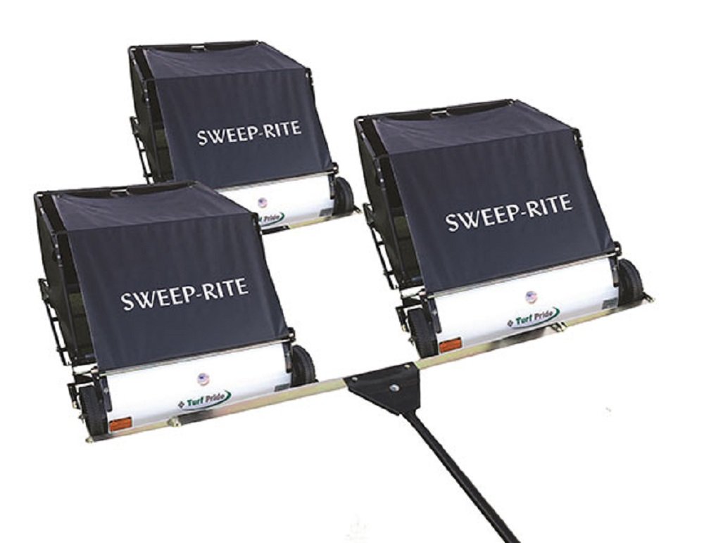 Turf Sweeper Triple Gang Debris, Leaves, Grass, twigs