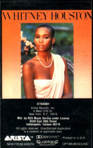 Whitney Houston - Whitney Houston Cassette