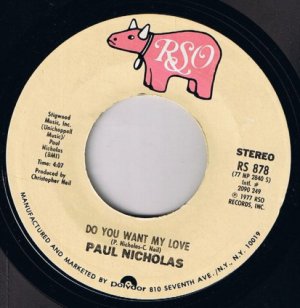 Paul Nicholas - Do You Want My Love/Heaven On 7th Floor