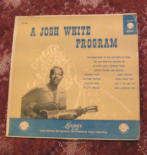 Josh White - A Josh White Program LP - Vinyl Record