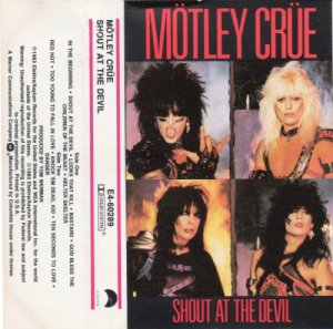 Motley Crue - Shout At The Devil Cassette (1983)