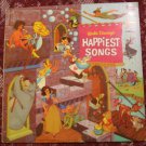 Walt Disney - Happiest Songs LP - (DL-3509)