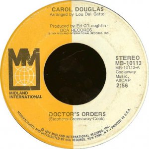 Carol Douglas - Doctor's Orders/Baby Don't Let