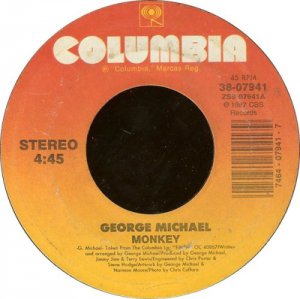 George Michael - Monkey / Acappella Version - 7" Vinyl