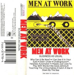 Men At Work - Business As Usual Cassette
