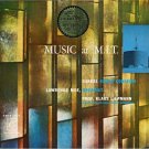 Lawrence Moe - Music At M.I.T. Handel Organ Concerti LP