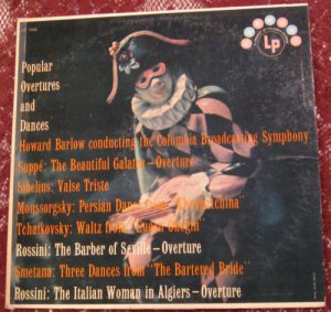Howard Barlow - Popular Overtures and Dances LP -Vinyl