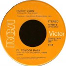 Perry Como - I Think of You/El Condor Pasa (74-0444)
