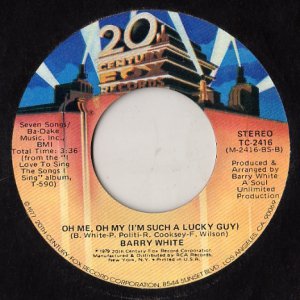 Barry White - I Love To Sing The Songs I Sing (TC-2416)