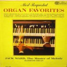 Jack Ward Most-Requested Organ Favorites LP- Vinyl
