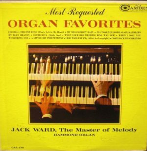 Jack Ward Most-Requested Organ Favorites LP- Vinyl
