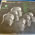 Carl Sandburg - Sandburg Reads Sandburg (DL-4751) -Vinyl Record