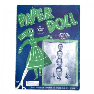 Mills Bros & Johnny Black - Paper Doll - (1943)