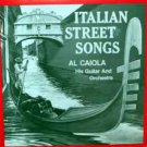 Al Caiola Italian Street Songs LP -Vinyl Record