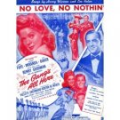 Benny Goodman -  No Love, No Nothin' (1943) Sheet Music