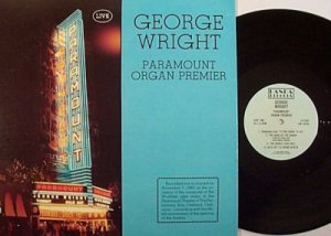 George Wright Paramount Organ Premier LP - Vinyl Record