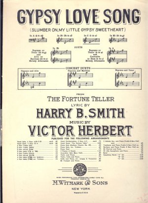Victor Herbert & Harry Smith - Gypsy Love Song -(1898)