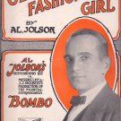 Al Jolson - Old Fashioned Girl Sheet Music