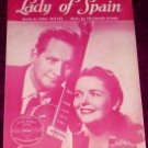 Les Paul & Mary Ford - Lady of Spain (1944) Sheet Music