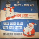 Gene Autry - Frosty The Snowman (MJV-75) - Vinyl Record