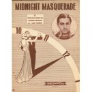 Blue Barron - Midnight Masquerade (1946) Sheet Music