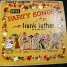 Frank Luther - Party Songs (DL-5510) - Vinyl Record