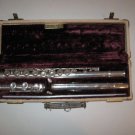 vintage W.T. armstrong elkhart silver plate flute