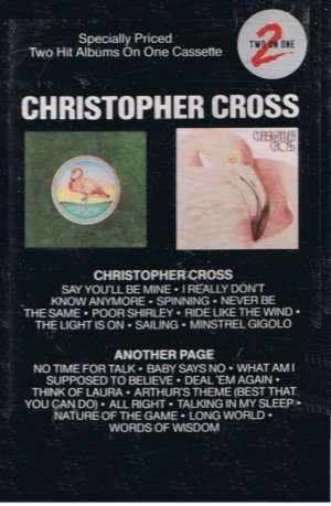 Christopher Cross - Self Titled & Another Page Cassette