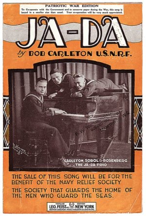 Ja-Da  - Bob Carlton (1918) Sheet Music