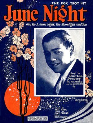 June Night - Morton Downey (1924) Sheet Music