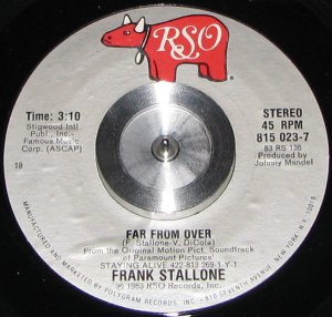Frank Stallone- Far From Over/Waking Up - 7" Vinyl