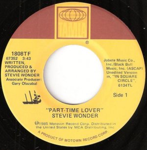 Stevie Wonder - Part-Time Lover/Instrumental - 7" Vinyl