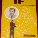 If - Vic Damone - (1950)  Sheet Music