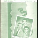 Isle of Capri - The Gaylords (1954)  Sheet Music