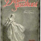 Dream Sweetheart - Bud Green  (1932) Sheet Music