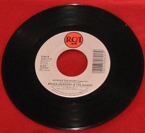 Bruce Hornsby Across The River / Fire On The Cross - 7"
