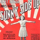 Sunny Side Up (1929) Sheet Music