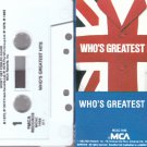 The Who's - Greatest Hits (1983)  Cassette