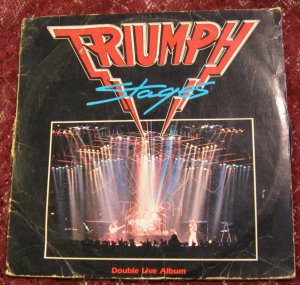 Triumph - Stages Double LP - (MCA2-8020) Vinyl Record