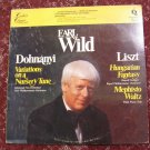 Earl Wild - Dohnanyi / Liszt  LP - Vinyl Record