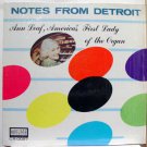 Ann Leaf Notes From Detroit LP - Vinyl Record