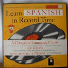 Institute of Language Study - Learn Spanish in Record Time  -Vinyl Record
