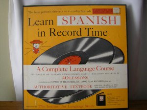 Institute of Language Study - Learn Spanish in Record Time  -Vinyl Record