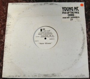 Young MC - Pick Up The Pace New Mixes Single LP - Vinyl Record
